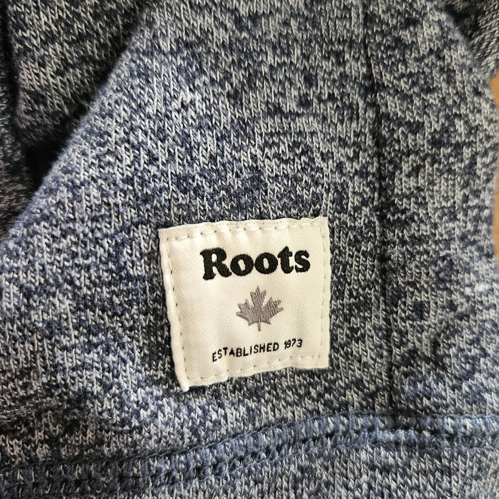 Men's Heathered Blue Roots Hoodie - Picture 7 of 8